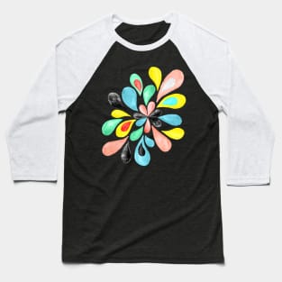 Paisley Paint Baseball T-Shirt